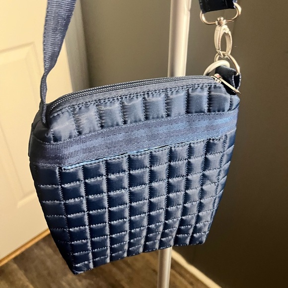 Lug Navy Quilted Crossbody Bag - Picture 2 of 3